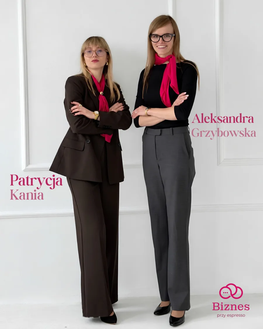Patrycja Kania i Aleksandra Grzybowska — organizatorki Biznesu przy Espresso